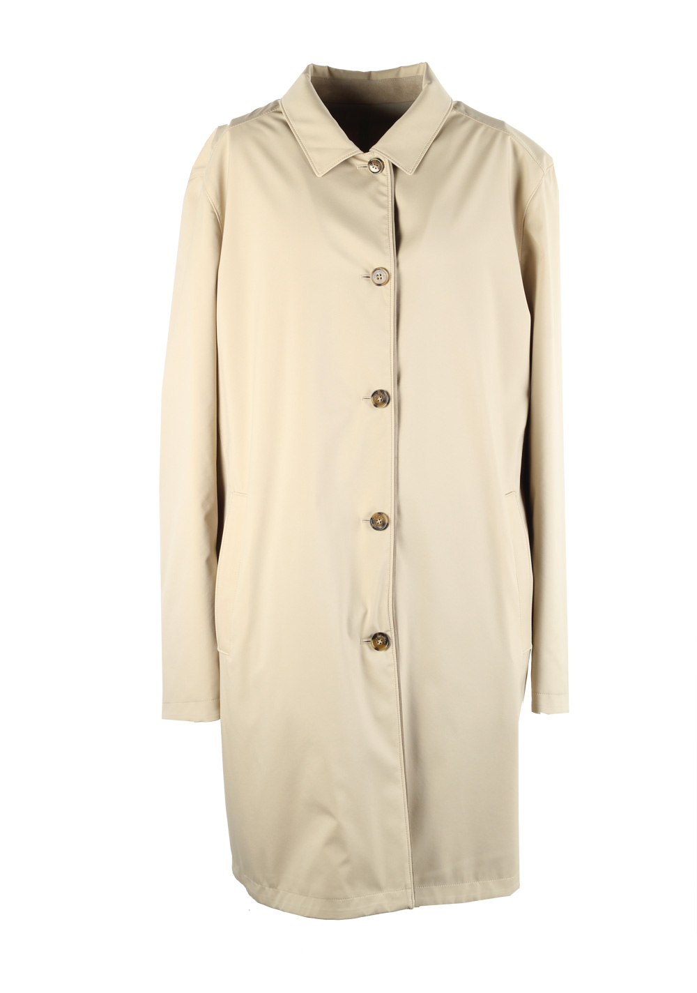 LORO PIANA WOMEN'S REVERSIBLE TECHNO LINEN WATERPROOF TRENCH COAT