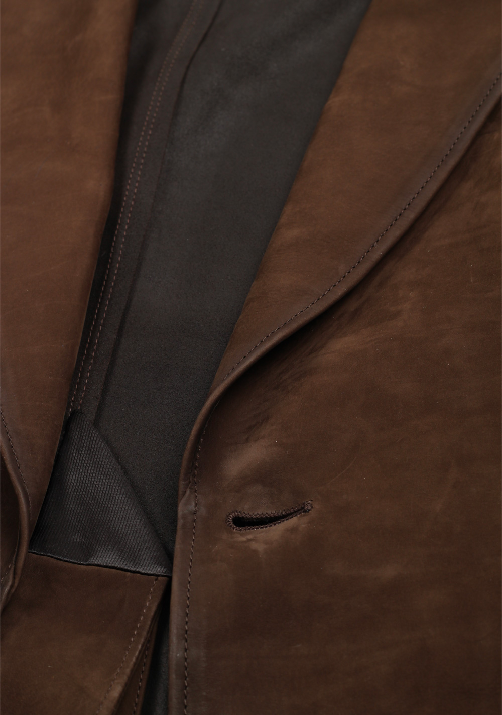TOM FORD Brown Cashmere Sartorial Leather Suede Jacket Coat Size 48 / 38R U.S. | Costume Limité