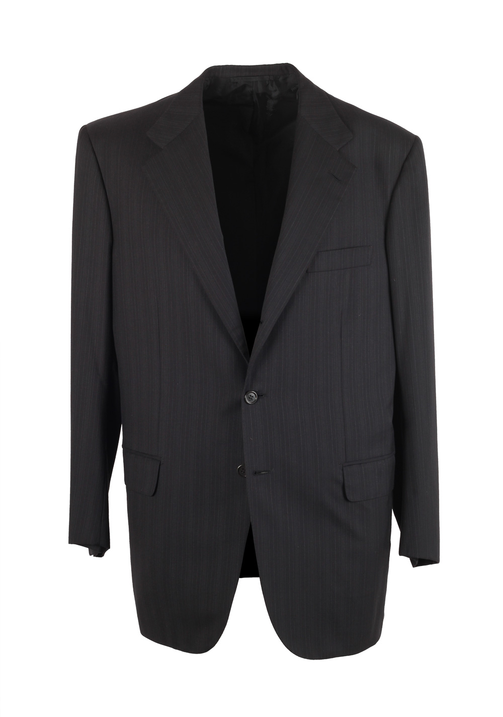 Brioni Colosseo Charcoal Suit Size 50 / 40R U.S. In Wool Super 200s | Costume Limité
