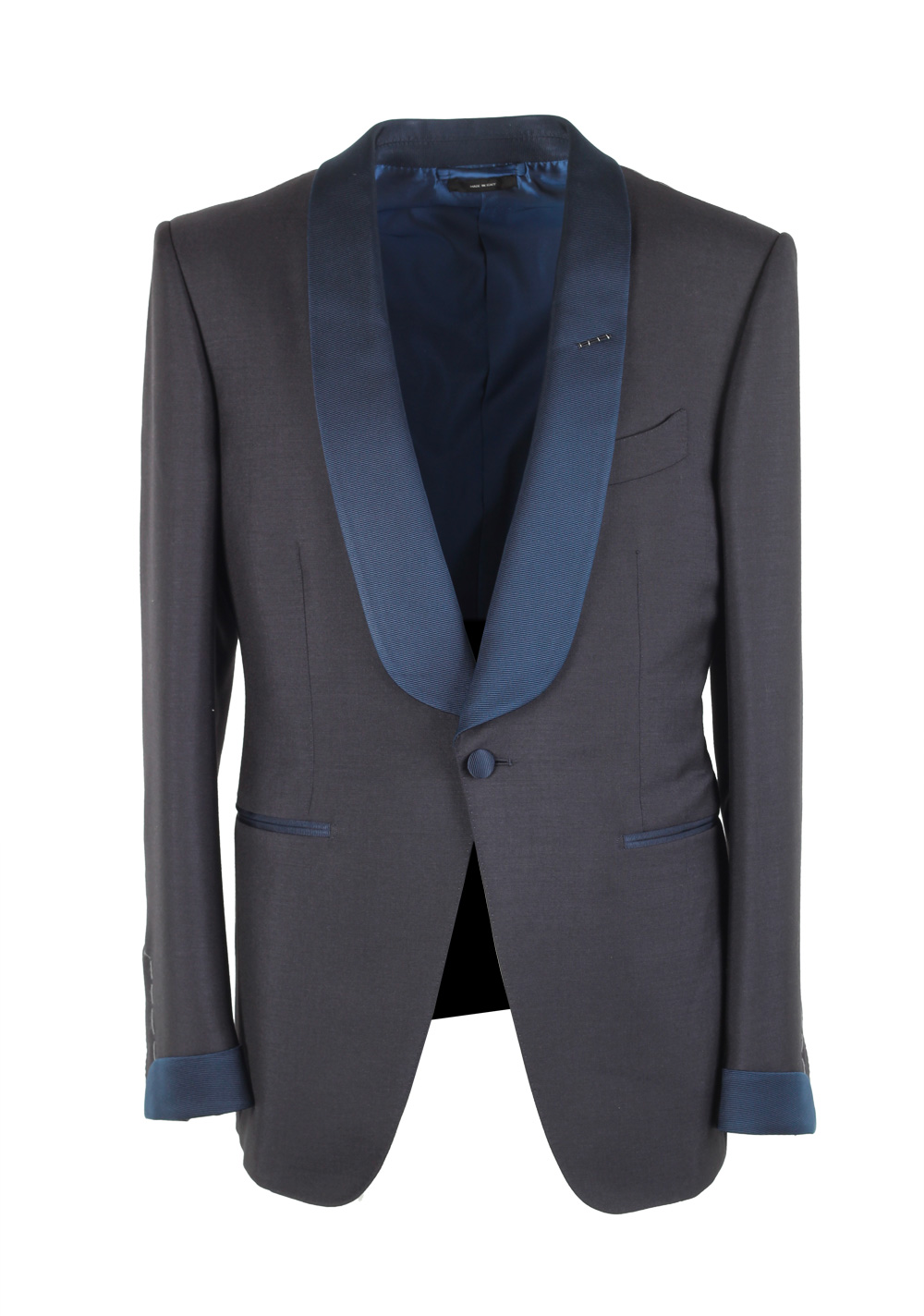 TOM FORD O’Connor Blue Tuxedo Suit Smoking Size 48C / 38S U.S. Fit Y In ...