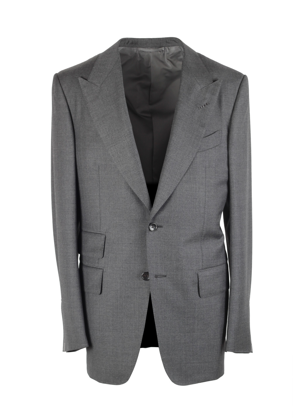 TOM FORD Windsor  Gray Sport Coat Size 48L / 38L In Wool | Costume Limité