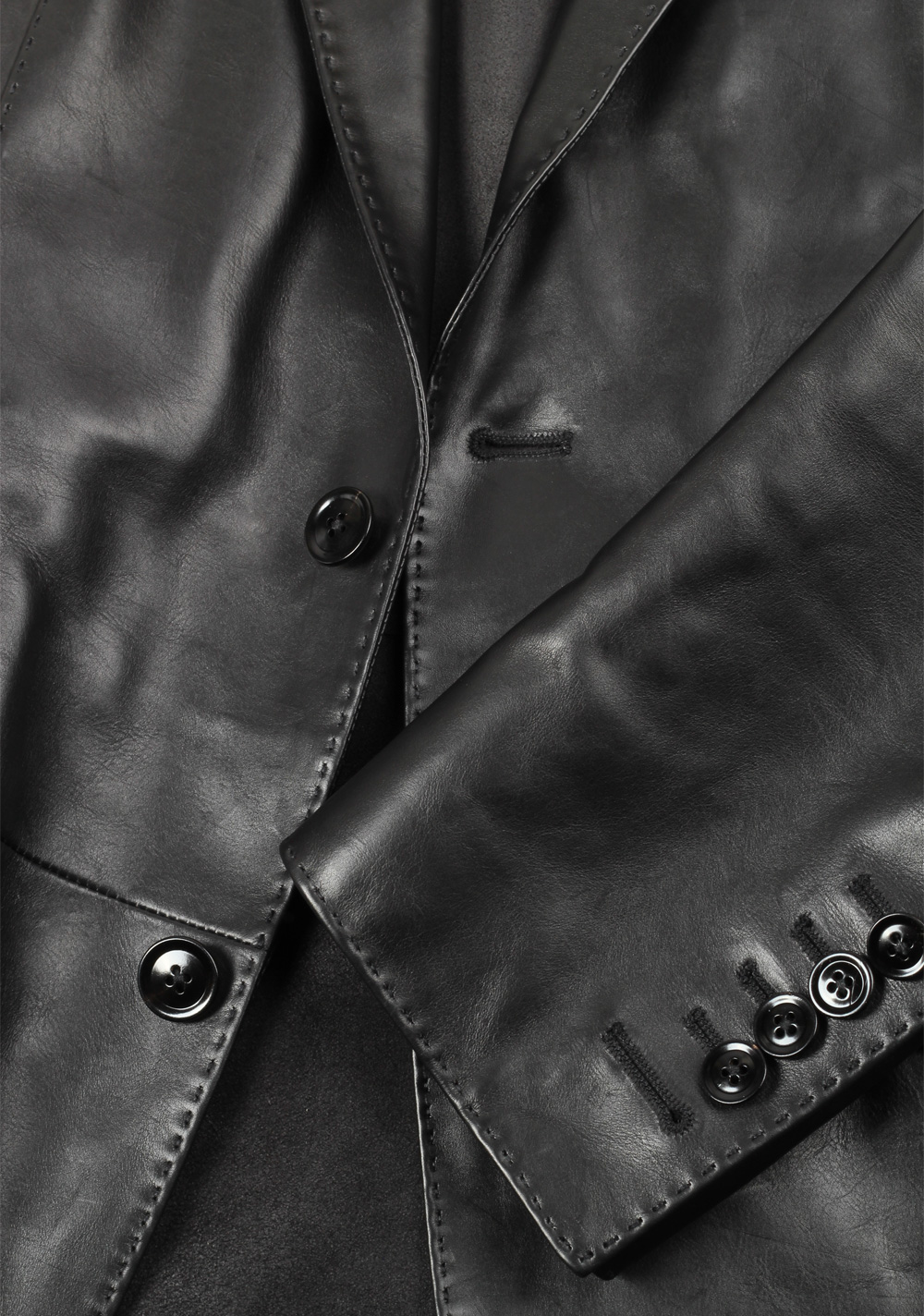 TOM FORD Black Nappa Leather Jacket Coat Size 48 / 38R U.S. | Costume Limité