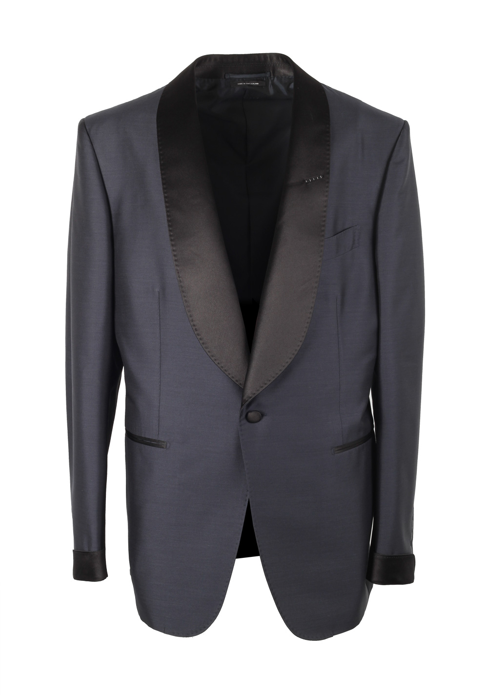 TOM FORD Shelton Midnight Blue Tuxedo Smoking Suit Size 54 / 44R U.S. | Costume Limité