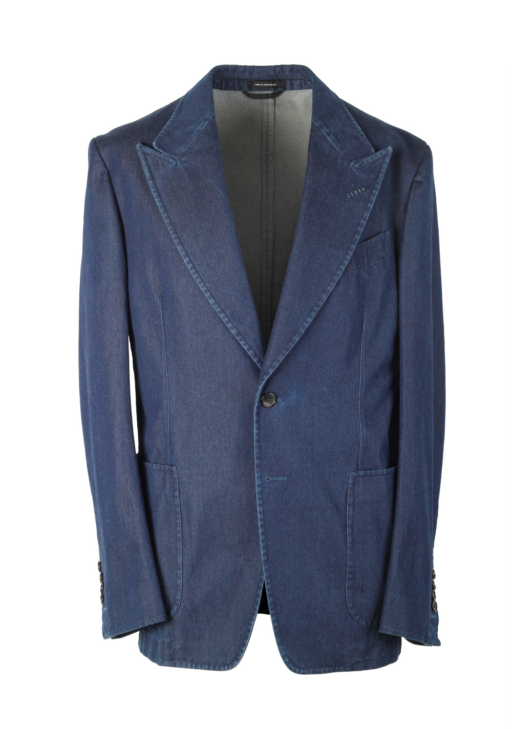 TOM FORD Shelton Blue Denim Sport Coat Size 48 / 38R U.S. | Costume Limité