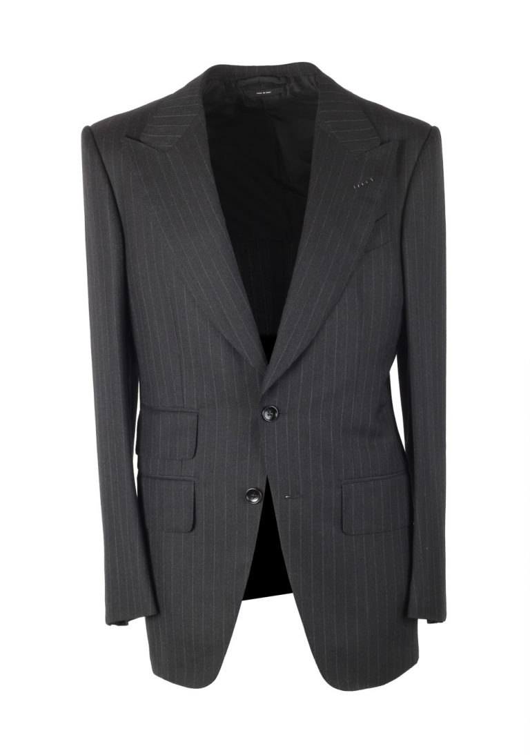 TOM FORD Atticus Gray Striped Sport Coat Size 46 / 36R U.S. - thumbnail | Costume Limité