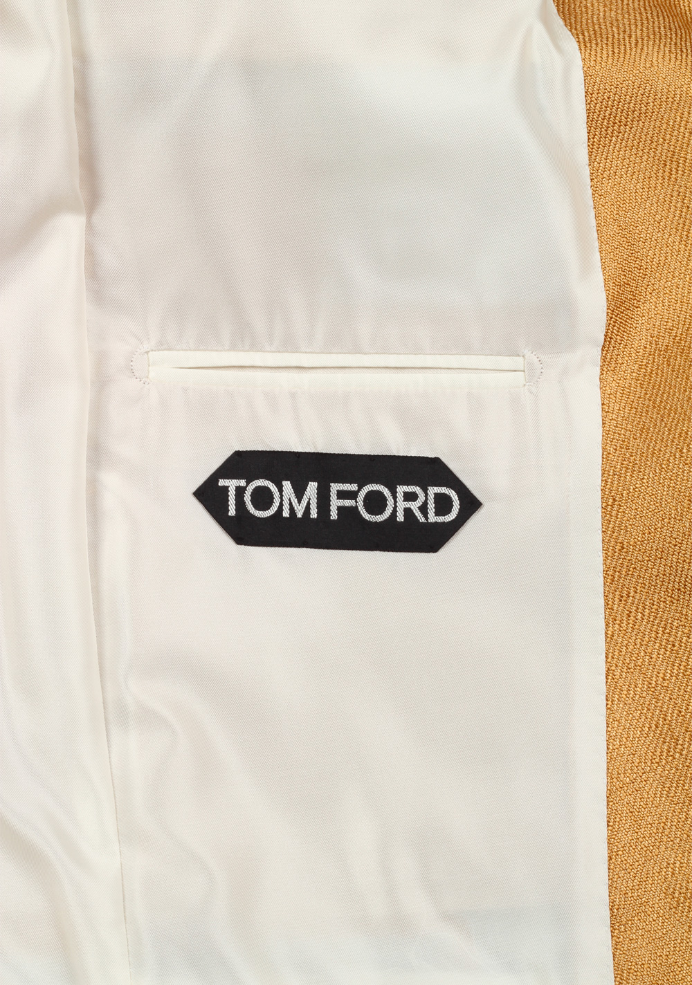 TOM FORD Shelton Gold Sport Coat Tuxedo Dinner Jacket Size Size 48 / 38R U.S. | Costume Limité