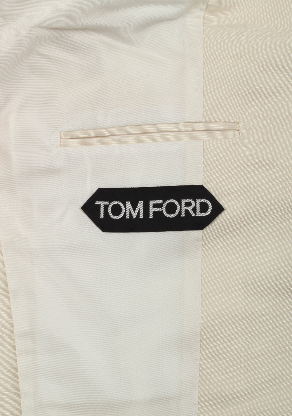 TOM FORD Atticus Off White Suit Size 46 / 36R U.S. In Silk Blend | Costume Limité