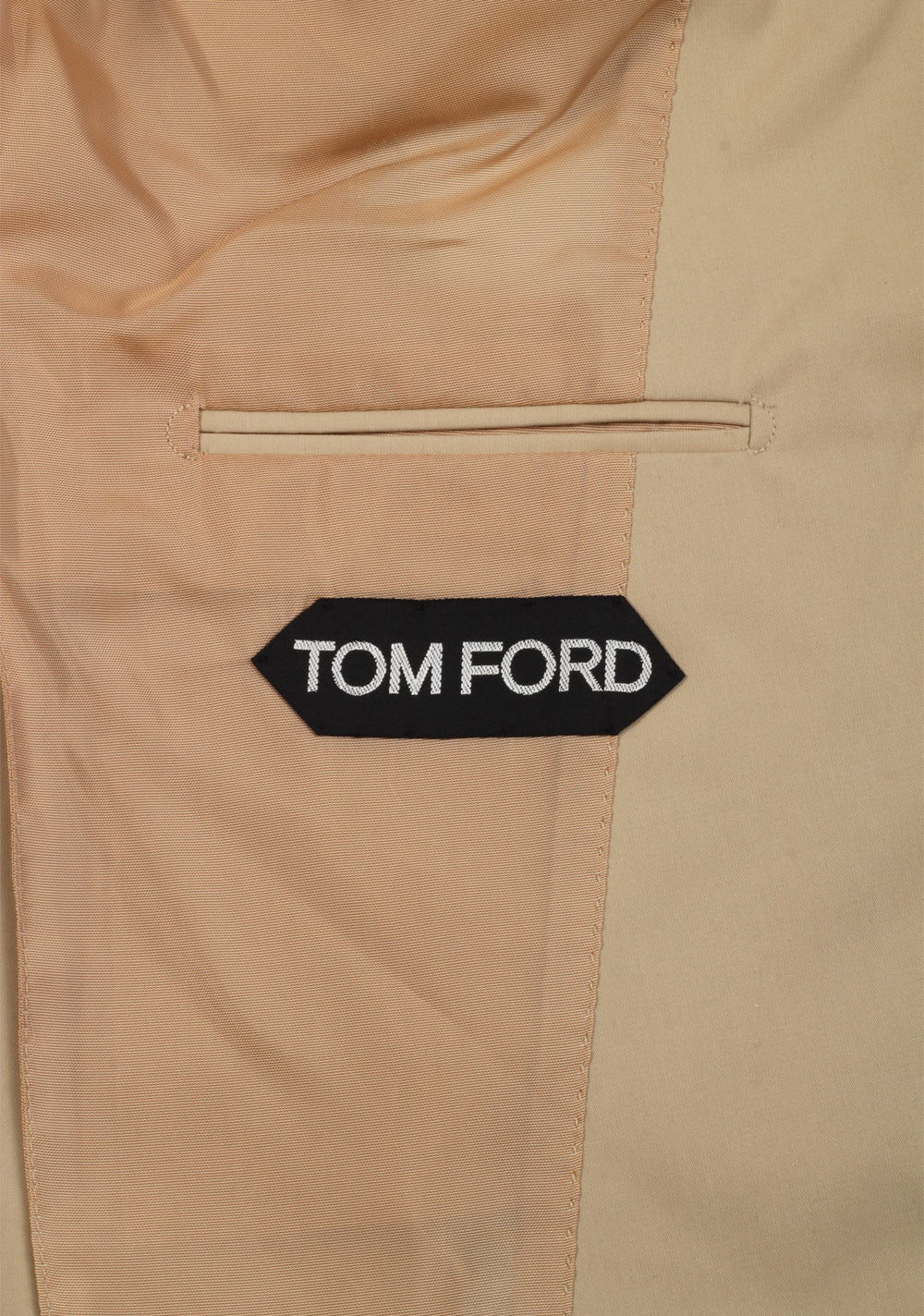 TOM FORD Atticus Sand Suit Size 46 / 36R U.S. In Cotton | Costume Limité