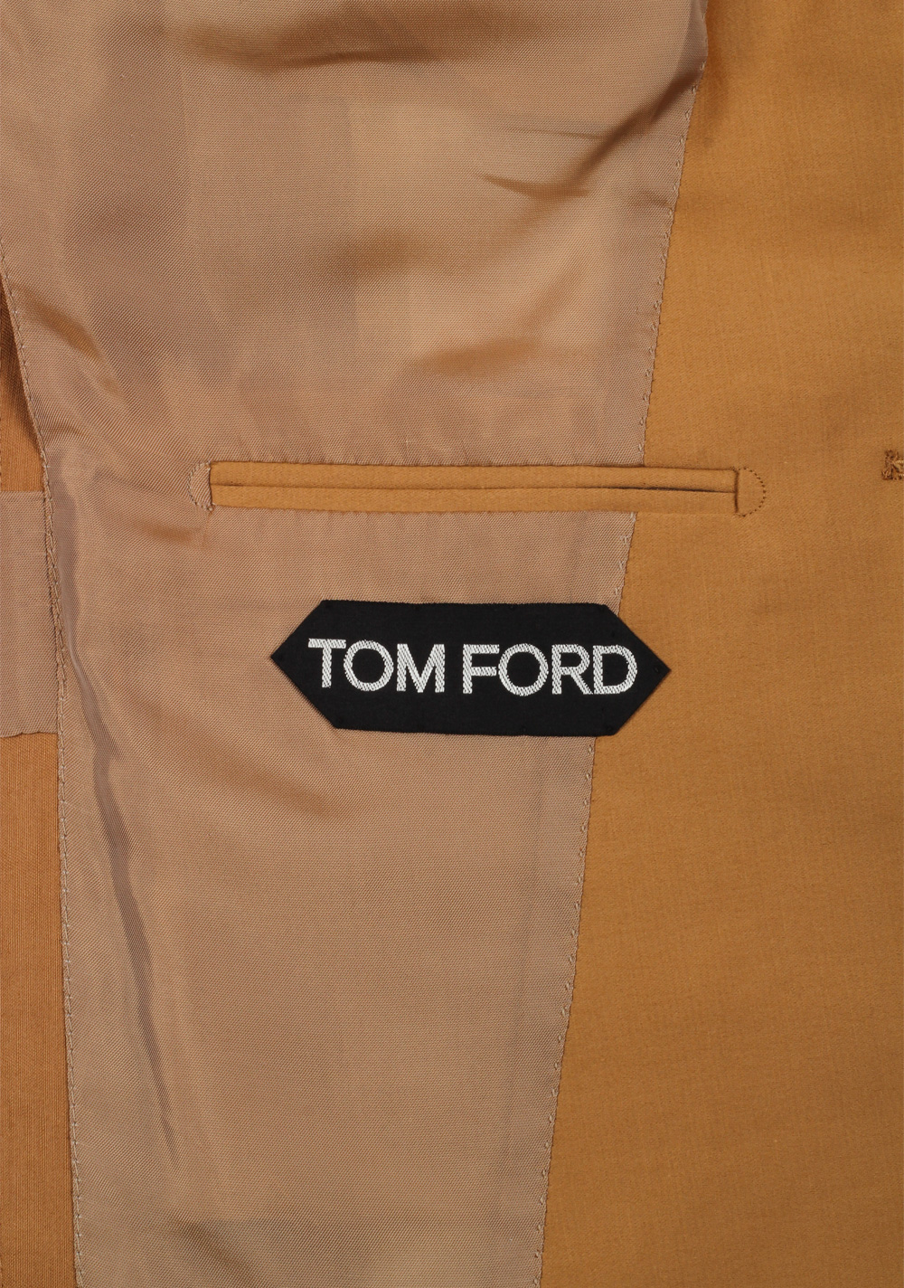 TOM FORD Atticus Sand Suit Size 46 / 36R U.S. In Cotton Linen | Costume Limité