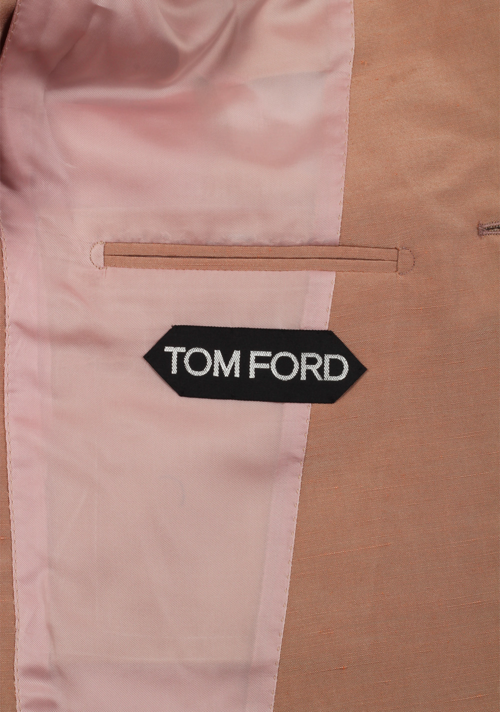 TOM FORD Atticus Brown Suit Size 46 / 36R U.S. In Silk Linen | Costume Limité