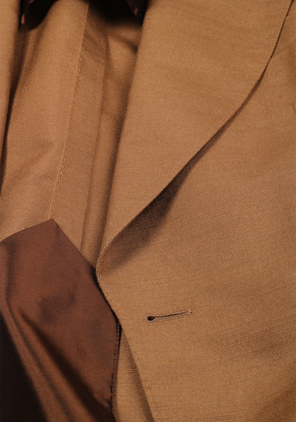TOM FORD Atticus Brown Suit Size 46 / 36R U.S. In Silk | Costume Limité