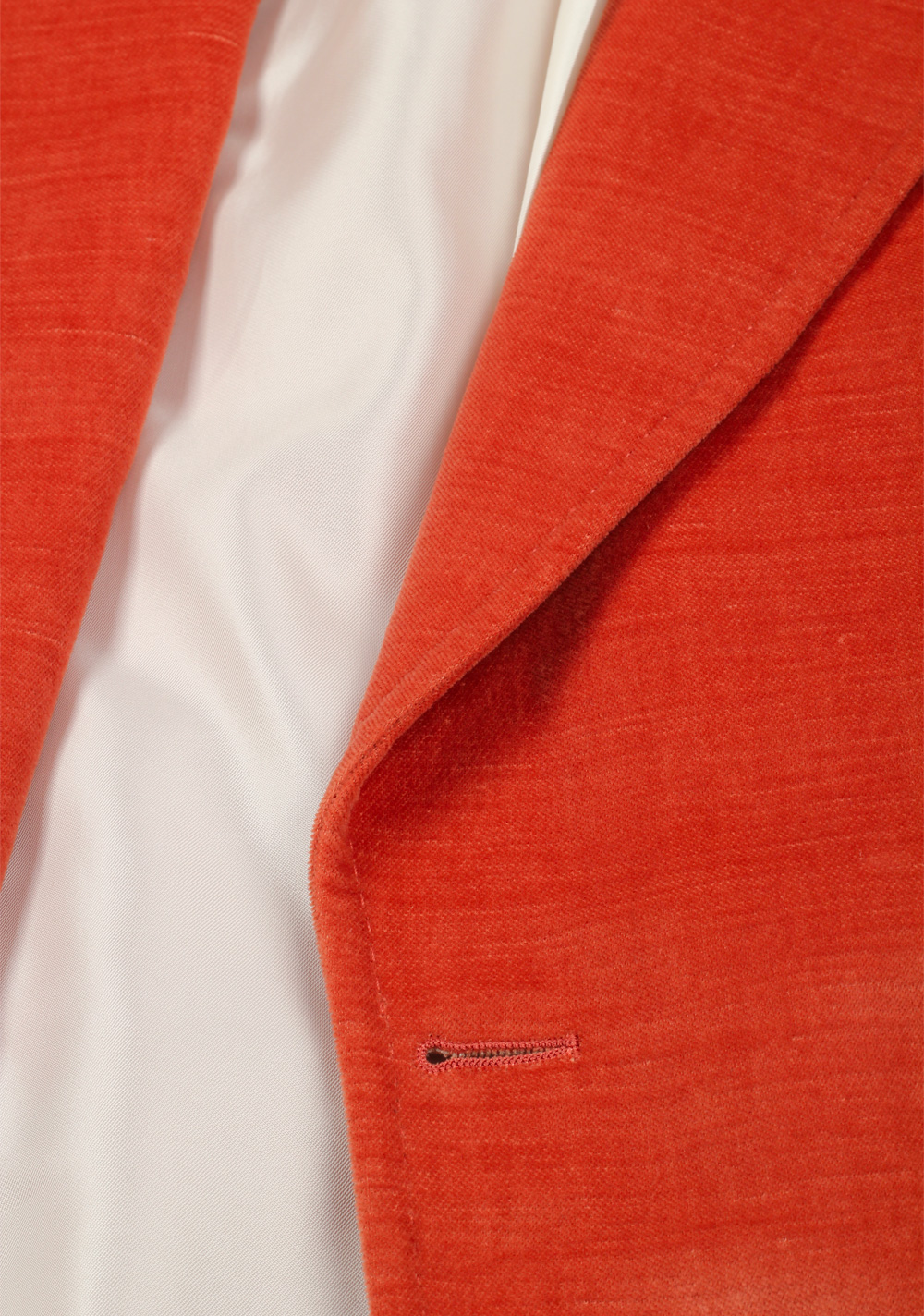 TOM FORD Shelton Copper Velvet Suit Size 48 / 38R U.S. In Cotton Linen | Costume Limité