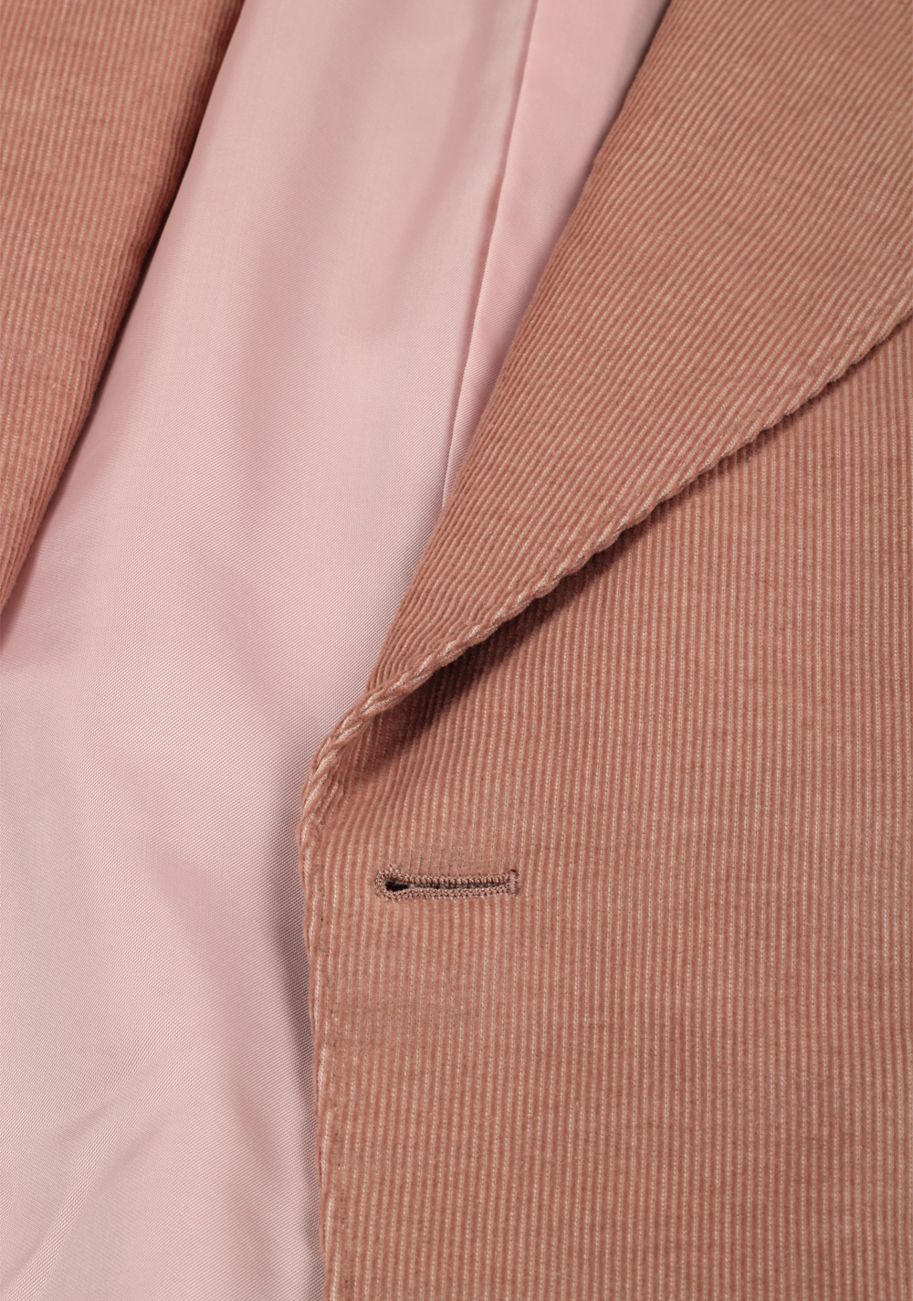 TOM FORD Atticus Pink Corduroy Suit Size 46 / 36R U.S. In Cotton Linen | Costume Limité