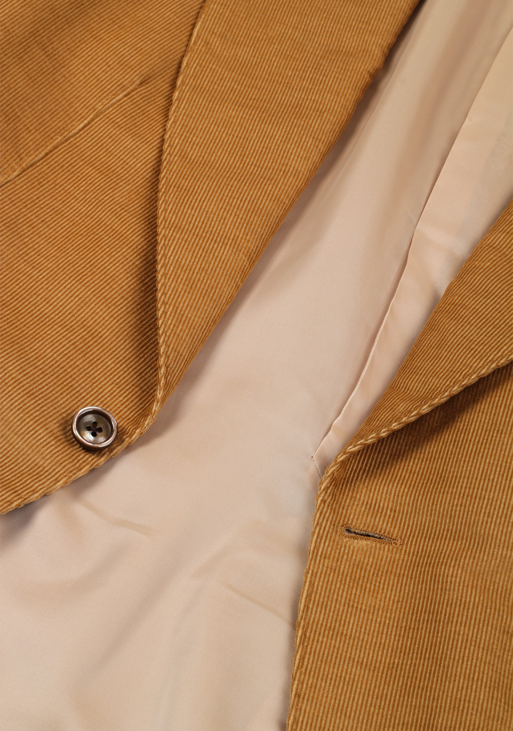 TOM FORD Atticus Brown Corduroy Suit Size 46 / 36R U.S. In Cotton Linen | Costume Limité