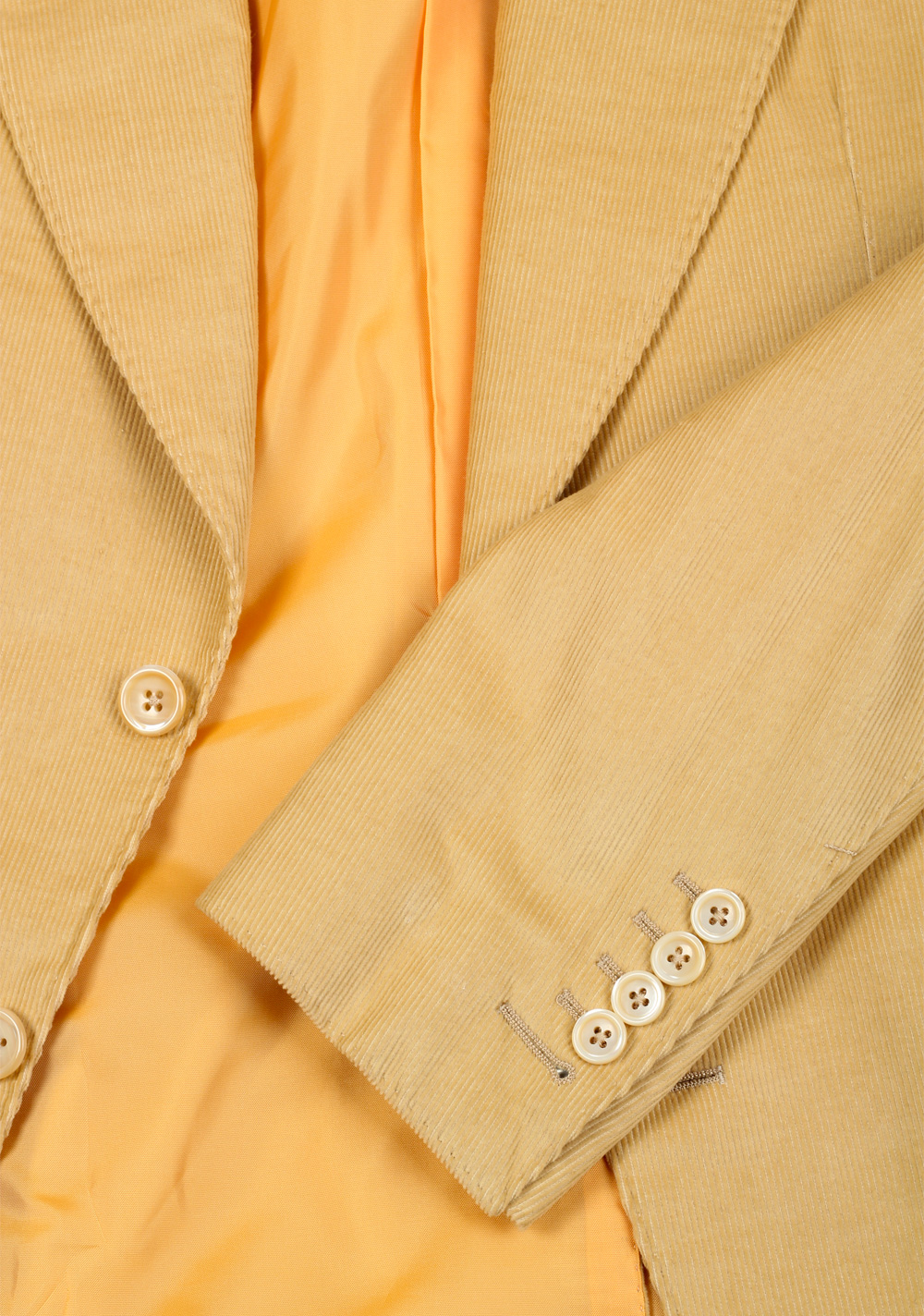 TOM FORD Atticus Sand Corduroy Suit Size 46 / 36R U.S. In Cotton Linen | Costume Limité