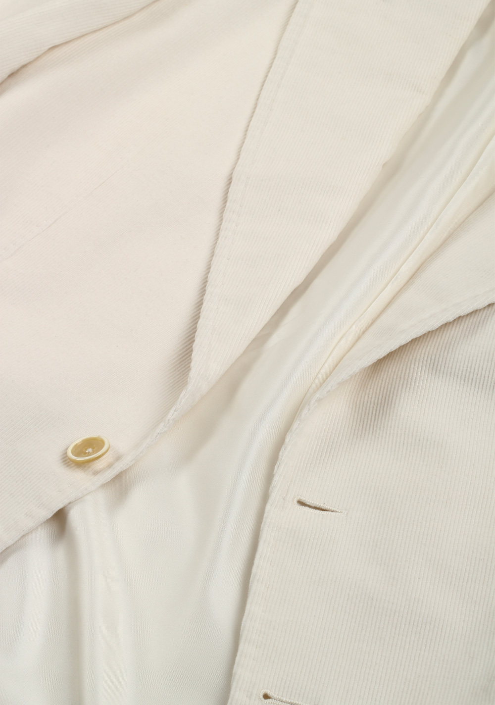 TOM FORD Shelton Off White Sport Coat Size 48 / 38R U.S. In Cotton Linen | Costume Limité