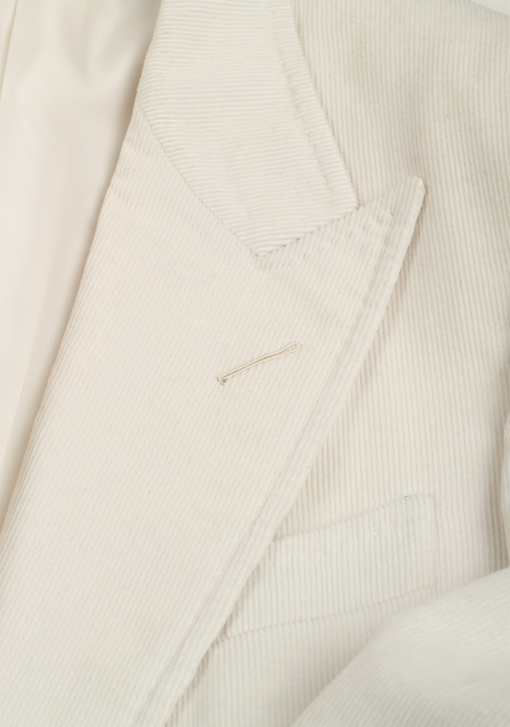 TOM FORD Shelton Off White Sport Coat Size 48 / 38R U.S. In Cotton Linen | Costume Limité