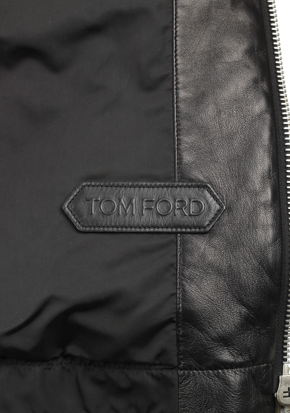 TOM FORD Brown Leather Suede Hooded Jacket Coat Size 48 / 38R U.S. | Costume Limité