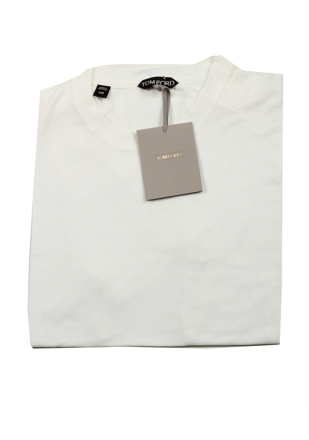 TOM FORD White Tee Shirt Size 48 / 38R U.S. | Costume Limité