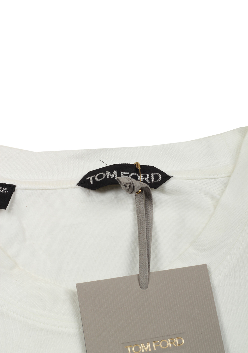 TOM FORD White Tee Shirt Size 48 / 38R U.S. | Costume Limité