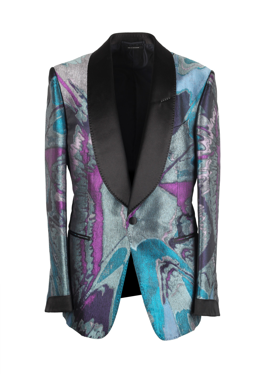 TOM FORD Shelton Tuxedo Dinner Jacket Size 48 / 38R U.S. In Silk | Costume Limité