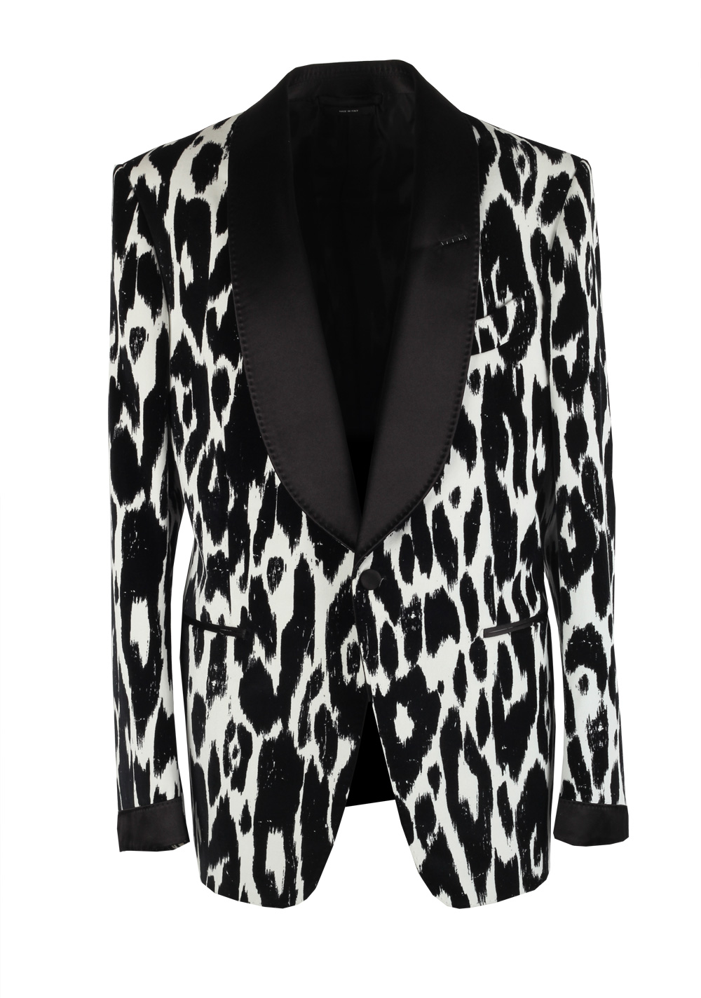 TOM FORD Shelton Flocked Animalier Tuxedo Dinner Jacket | Costume Limité