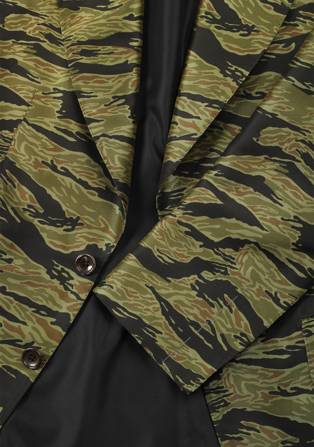 TOM FORD Atticus Green Camouflage Silk Sport Coat | Costume Limité