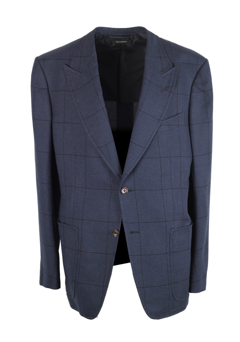 TOM FORD Spencer Blue Checked Sport Coat - thumbnail | Costume Limité