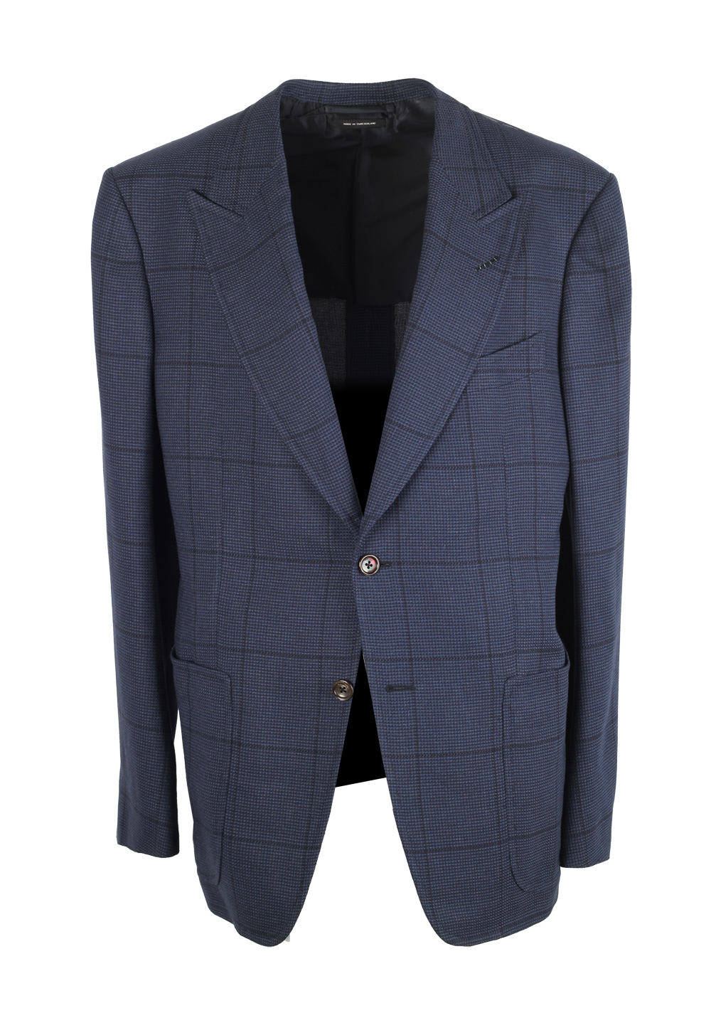 TOM FORD Spencer Blue Checked Sport Coat | Costume Limité