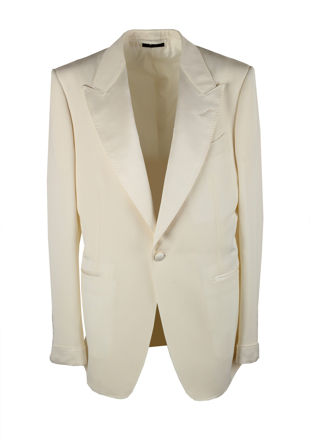 TOM FORD Shelton Ivory Sport Coat Tuxedo Dinner Jacket Size 52 / 52R U ...