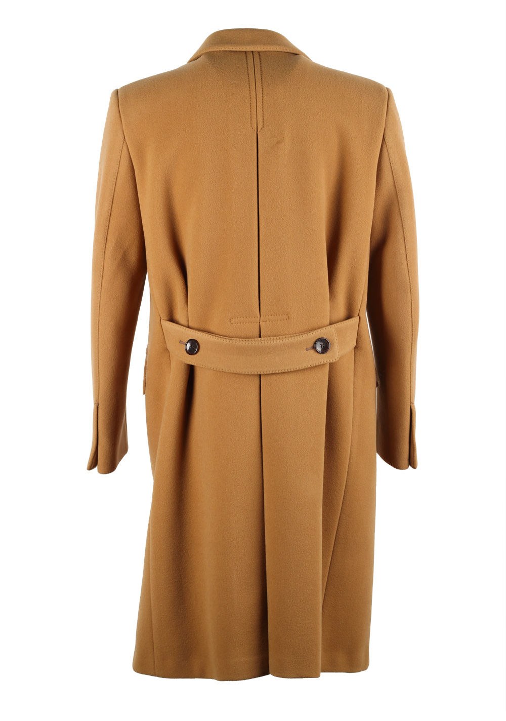 TOM FORD Beige Camel Double Breasted Coat Size 52 / 42R U.S. Outerwear | Costume Limité