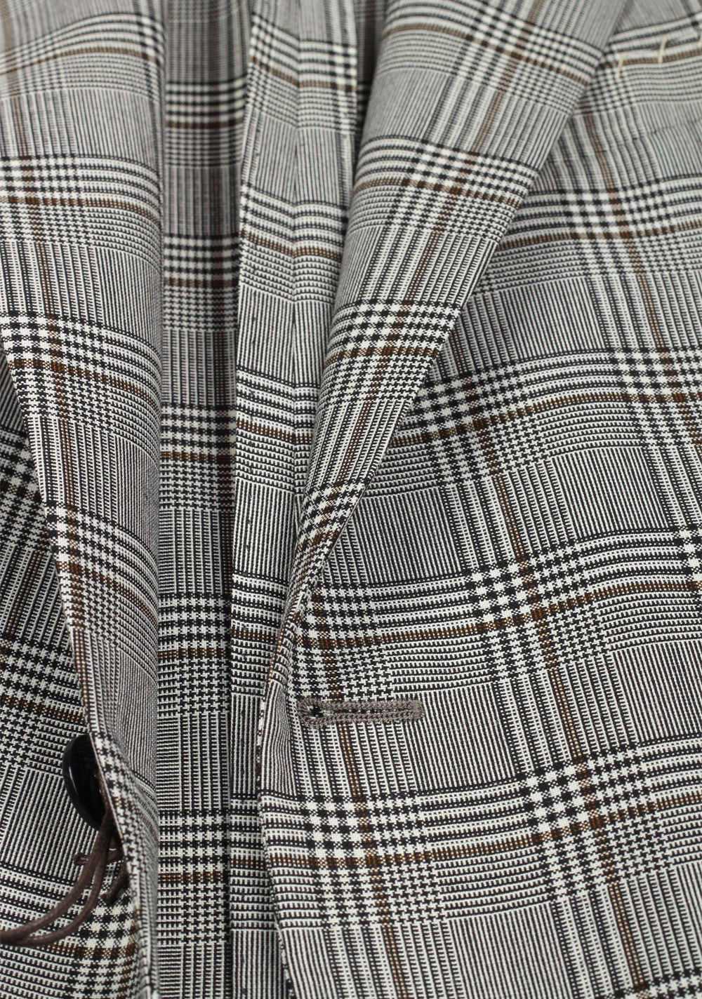 Boglioli 69 Gray Checked Suit Size 48 / 38R U.S. | Costume Limité