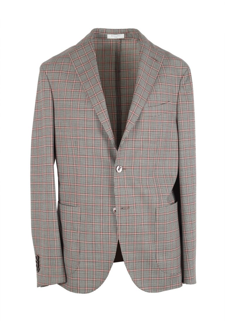 Boglioli K Jacket Brown Checked Suit Size 48 / 38R U.S. - thumbnail | Costume Limité