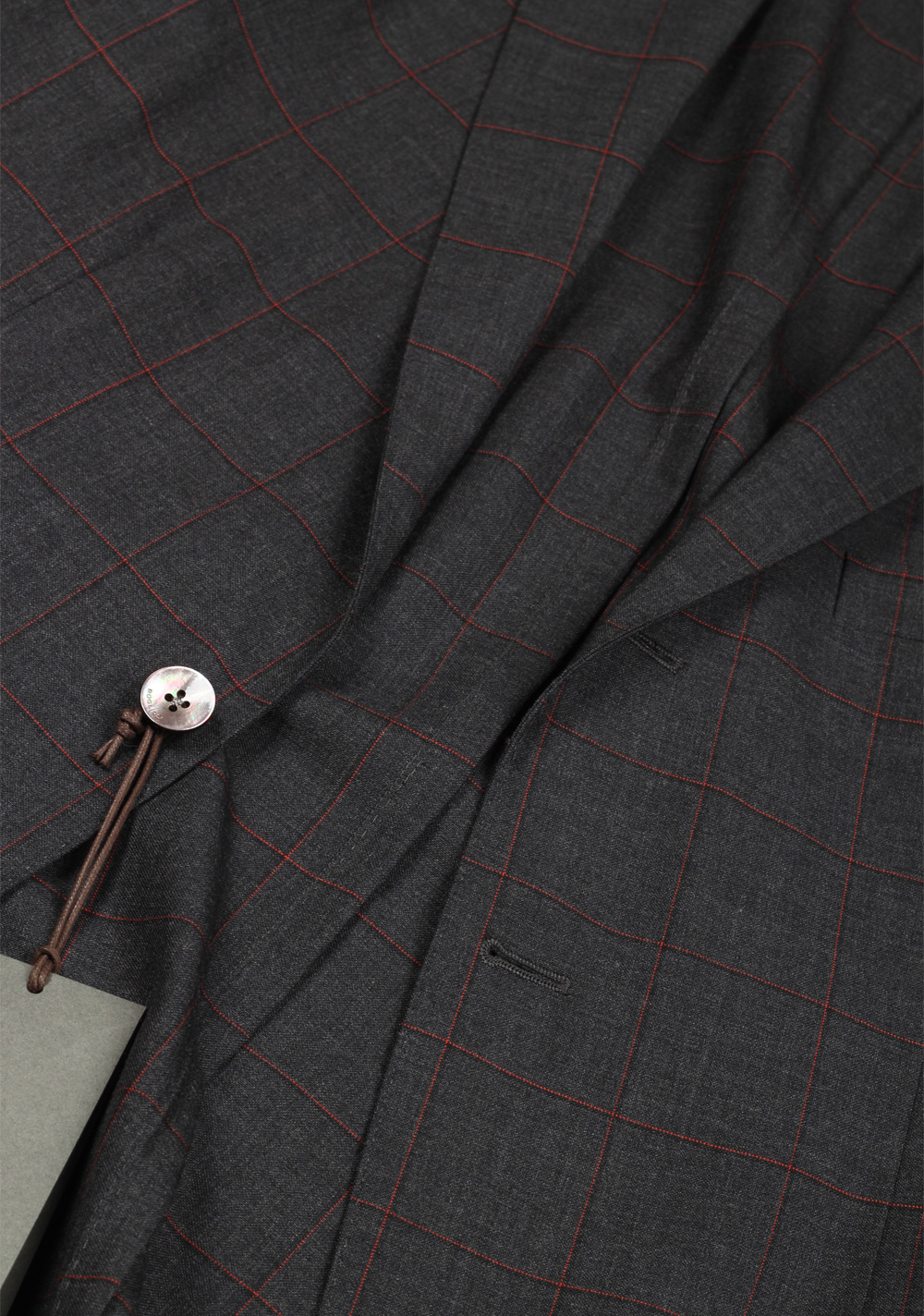 Boglioli K Jacket Gray Checked Suit Size 48 / 38R U.S. | Costume Limité