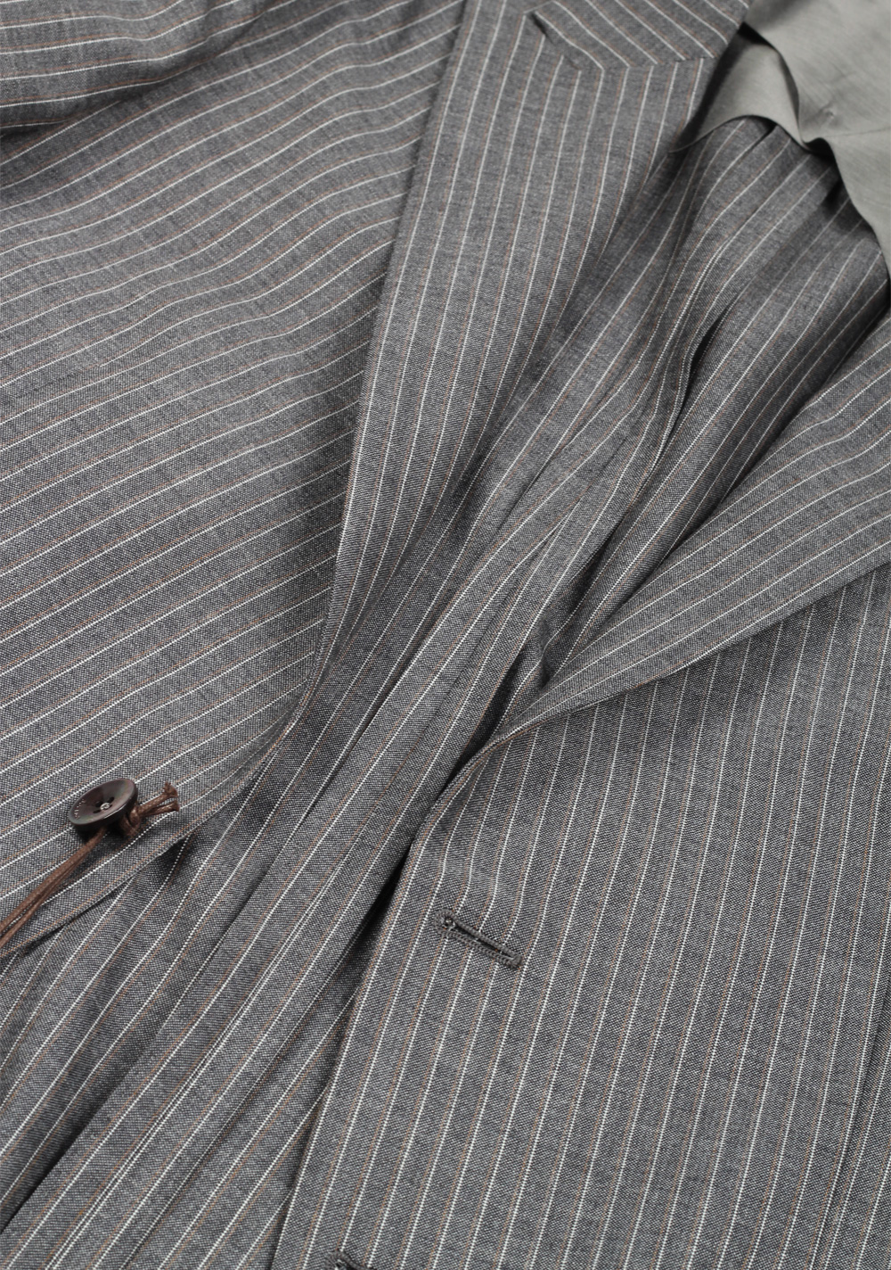 Boglioli 69 Gray Striped Suit Size 50 / 40R U.S. | Costume Limité