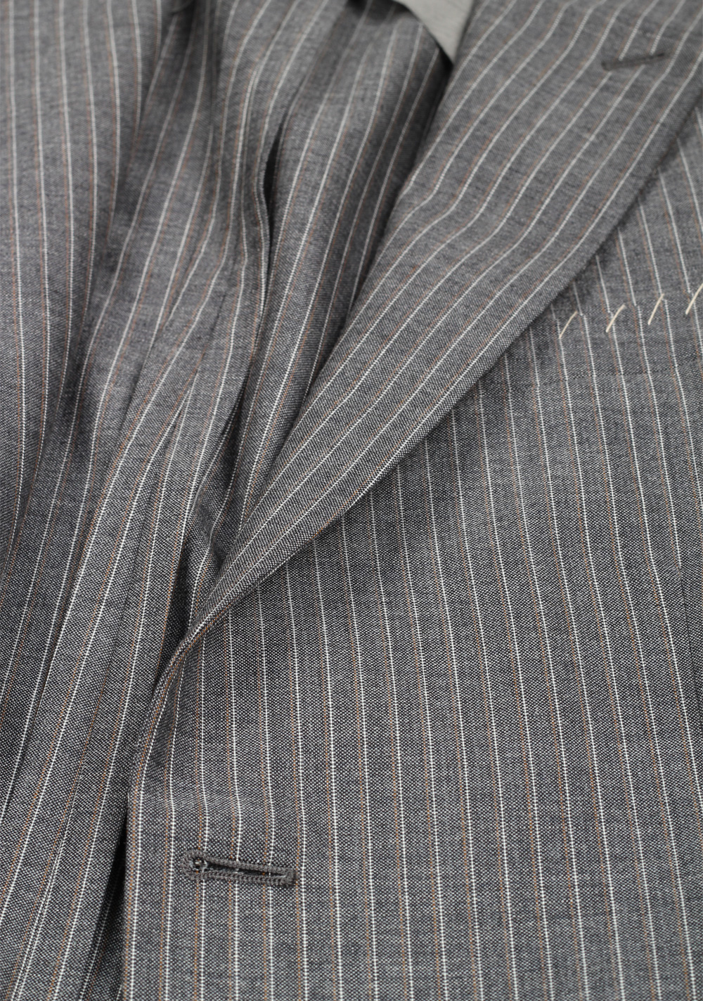 Boglioli 69 Gray Striped Suit Size 50 / 40R U.S. | Costume Limité