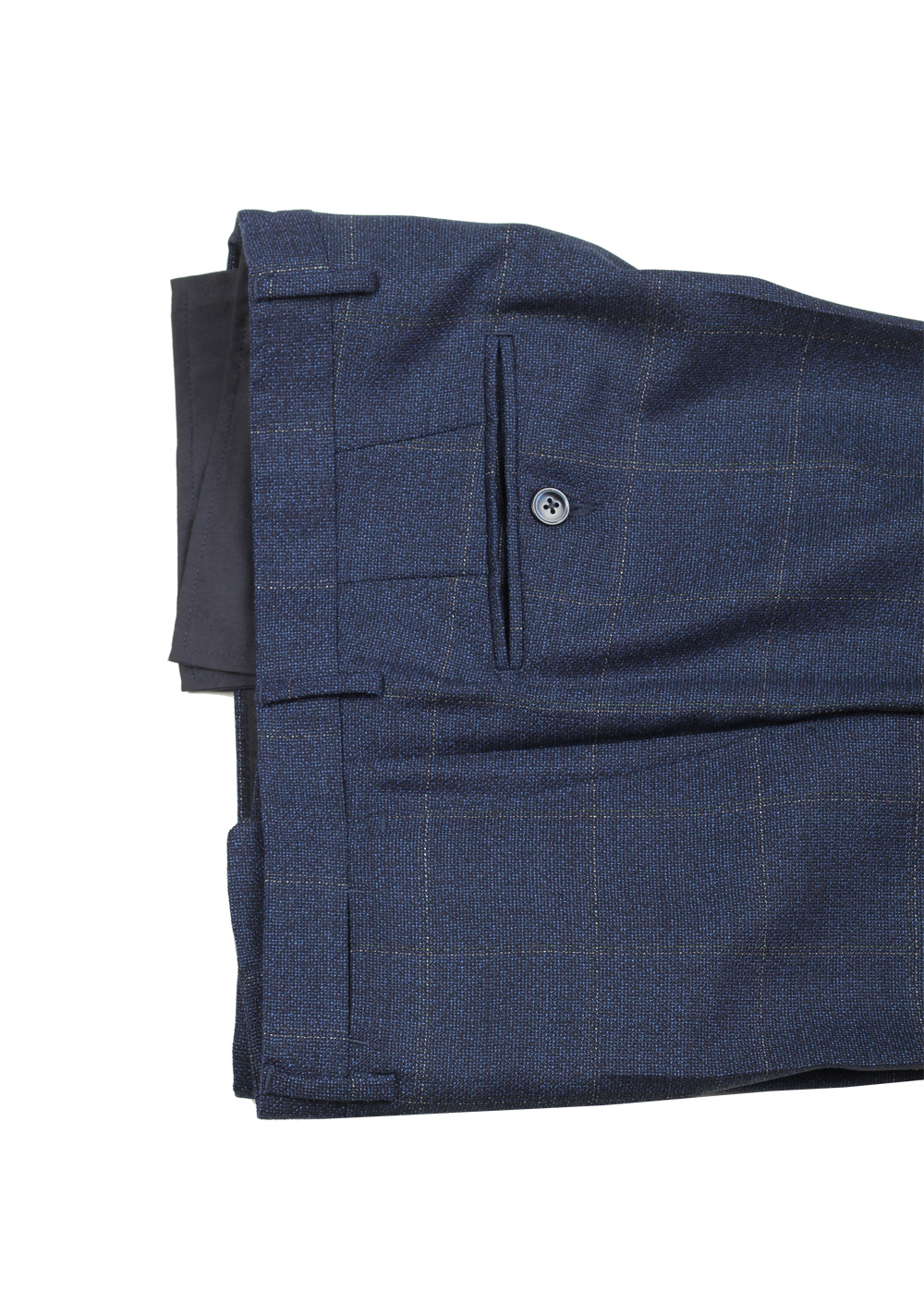 Boglioli K Jacket Blue Checked Suit Size 48 / 38R U.S. | Costume Limité
