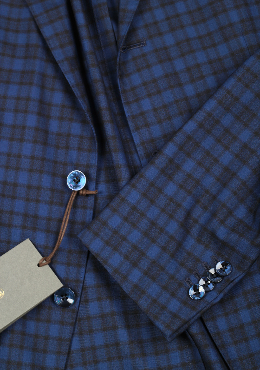 Boglioli K Jacket Blue Checked Suit | Costume Limité