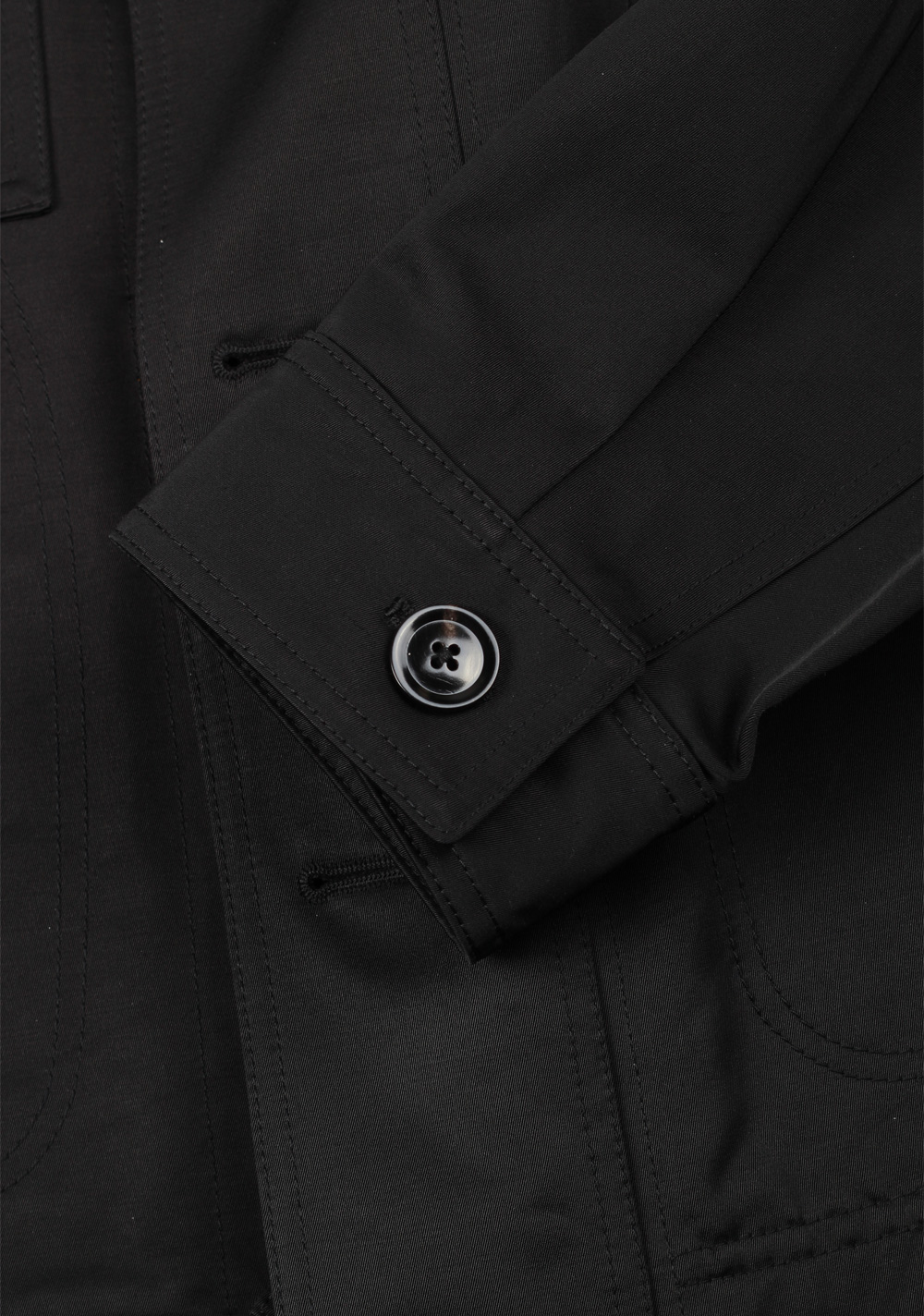 TOM FORD Black Field Funnel Jacket Coat Size 48 / 38R U.S. Outerwear | Costume Limité