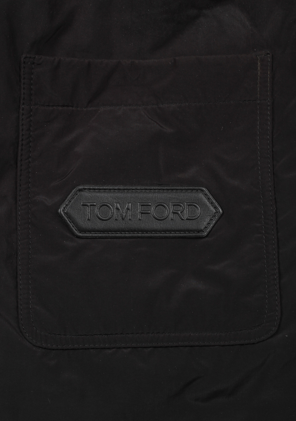 TOM FORD Black Quilted Jacket Coat Size 48 / 38R U.S. Outerwear | Costume Limité
