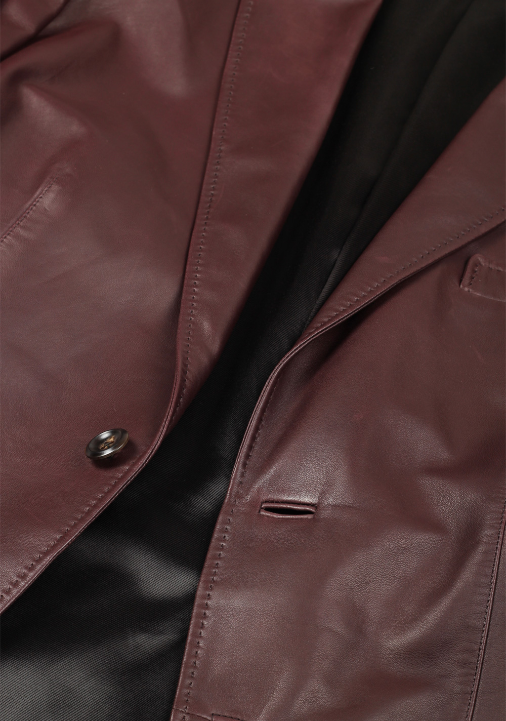 TOM FORD Brown Nappa Leather Jacket Coat | Costume Limité