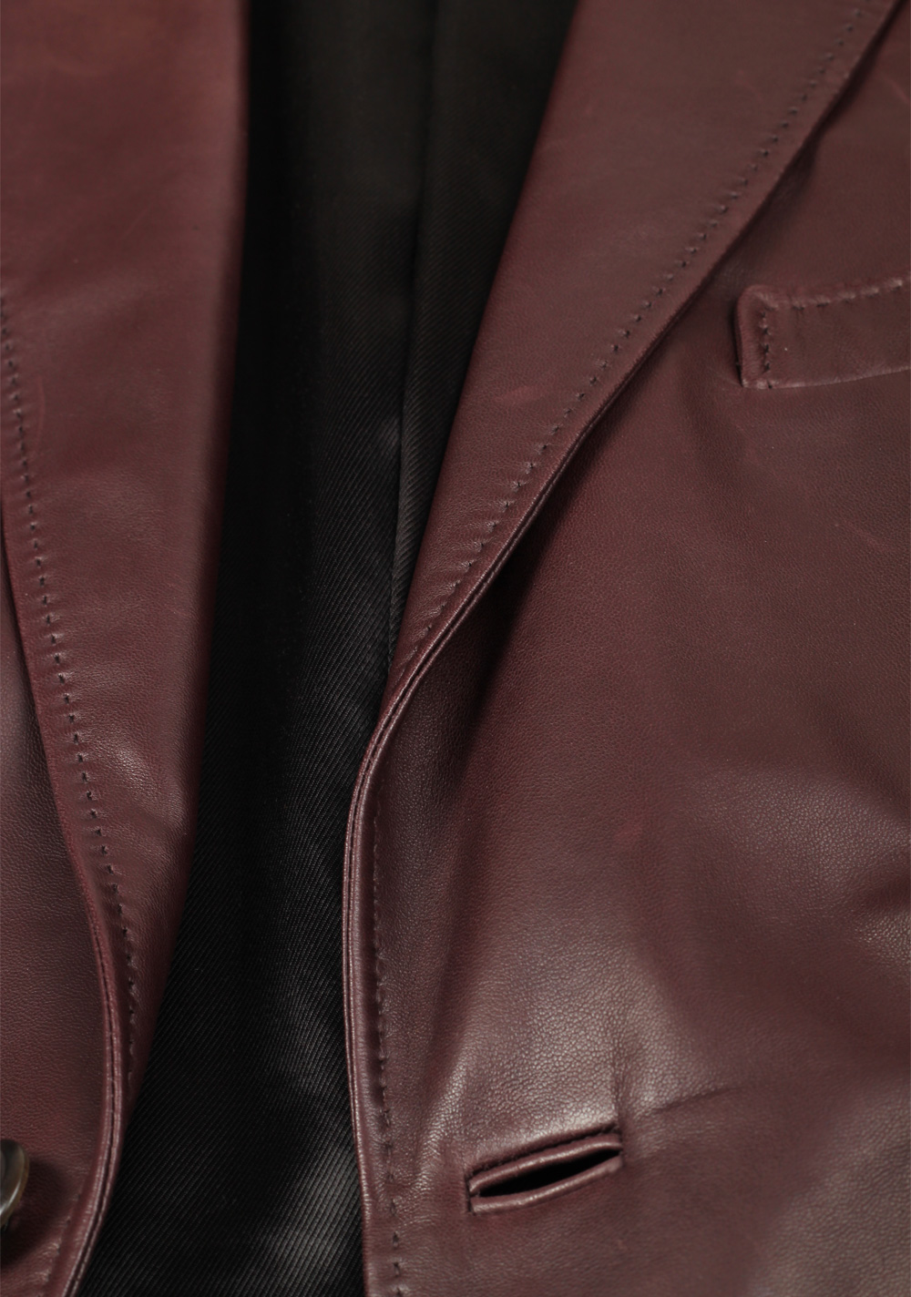 TOM FORD Brown Nappa Leather Jacket Coat | Costume Limité