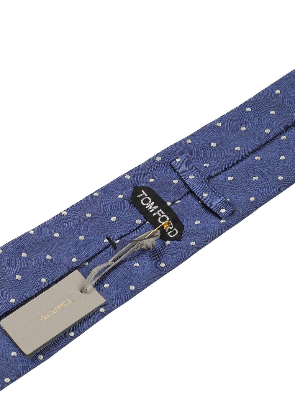 TOM FORD Patterned Blue Tie In Silk | Costume Limité