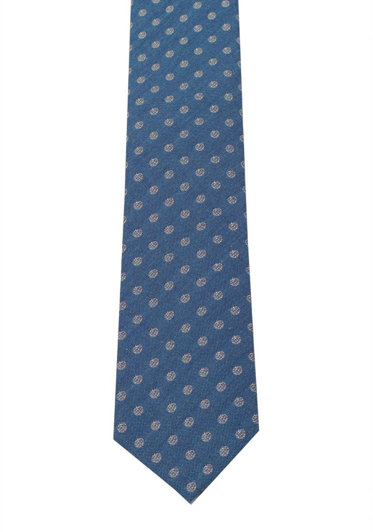 TOM FORD Patterned Blue Tie In Silk - thumbnail | Costume Limité