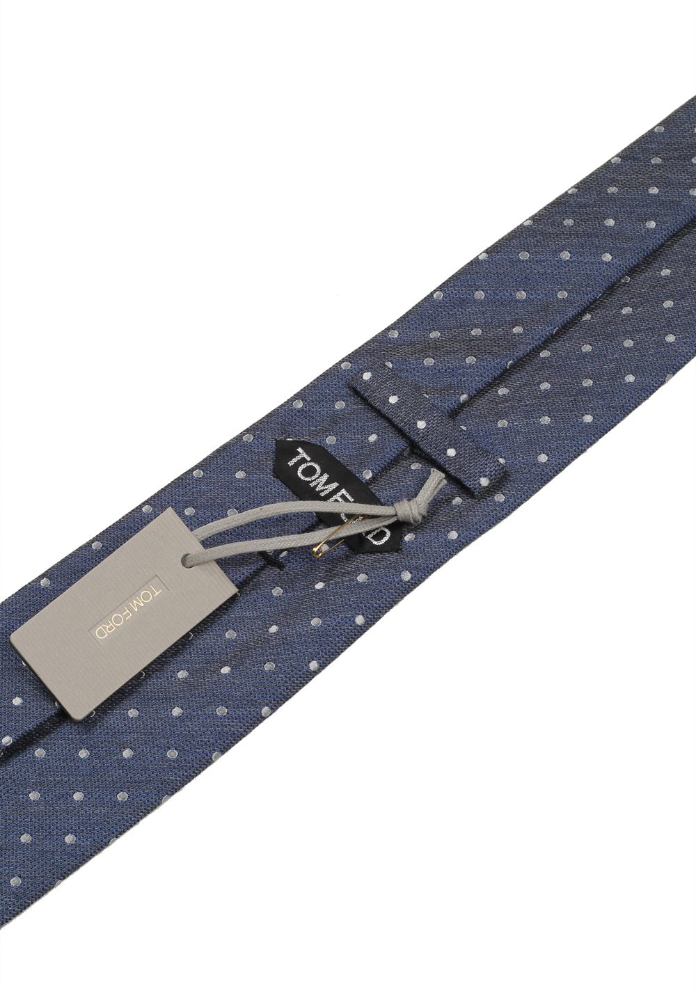 TOM FORD Patterned Blue Tie In Silk | Costume Limité