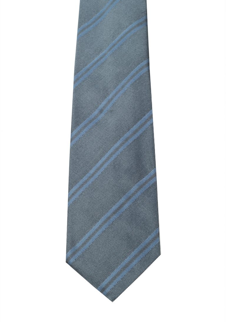 TOM FORD Striped Blue Tie In Silk - thumbnail | Costume Limité
