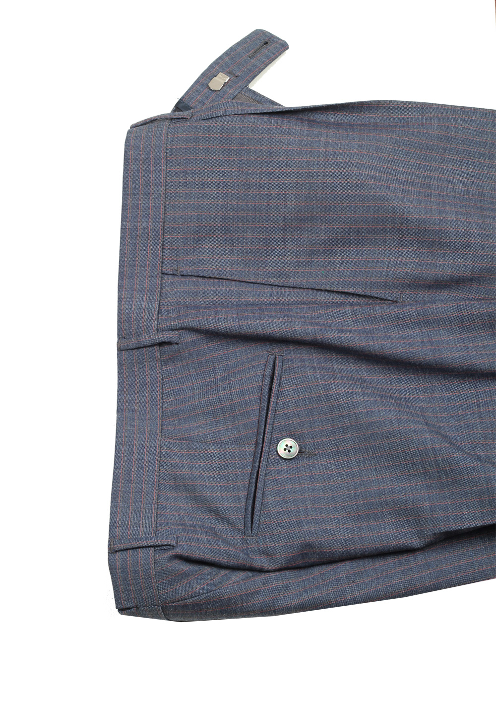 Boglioli K Jacket Blue Striped Suit Size 50 / 40R U.S. | Costume