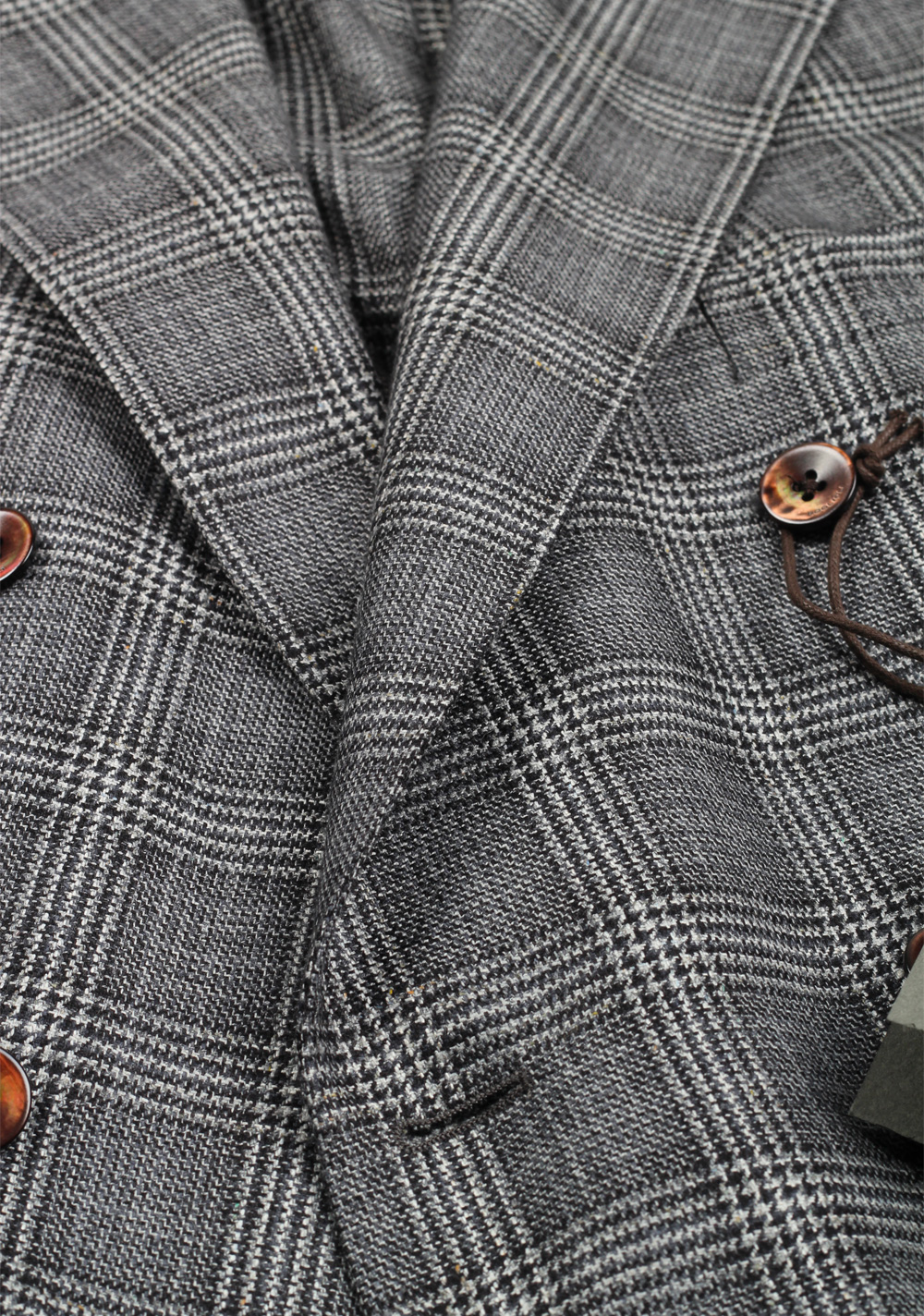 Boglioli K Jacket Gray Double Breasted Checked Sport Coat | Costume Limité