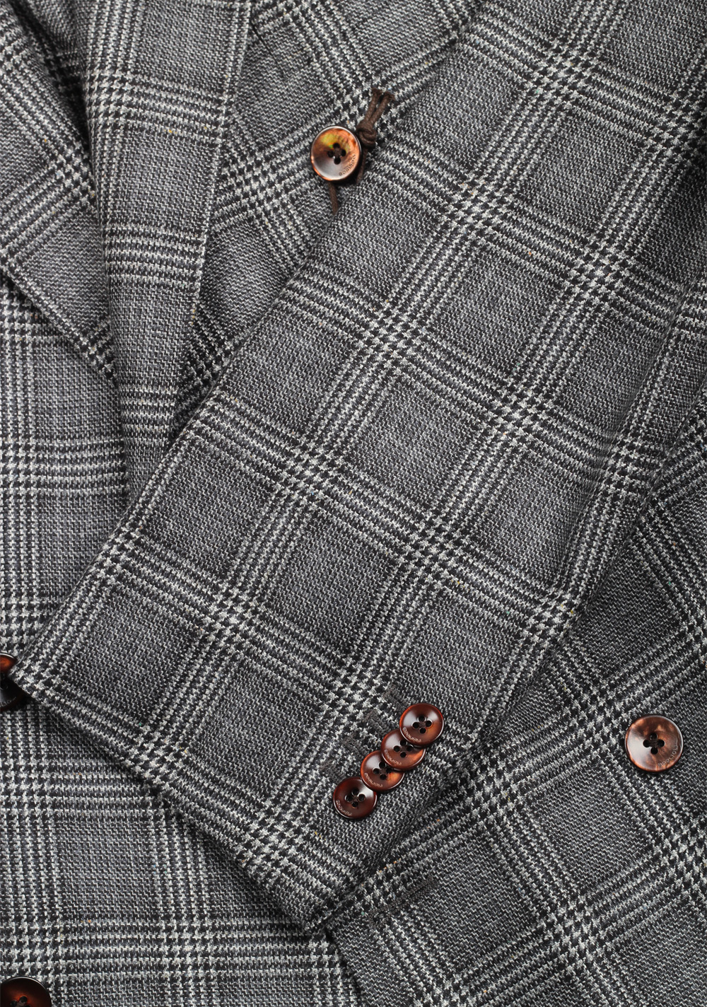 Boglioli K Jacket Gray Double Breasted Checked Sport Coat | Costume Limité