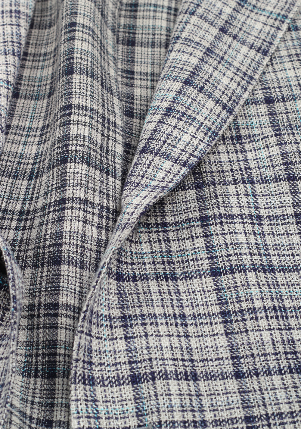 Boglioli K Jacket Beige Blue Checked Sport Coat | Costume Limité